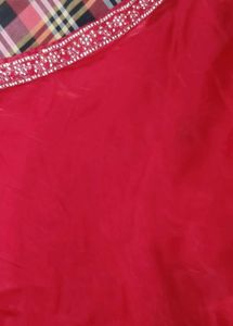 mehroon Embroidered Lehenga Choli