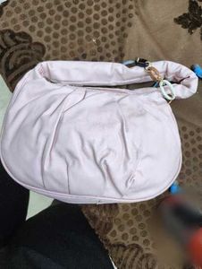 Chic Light Pink Hobo Bag