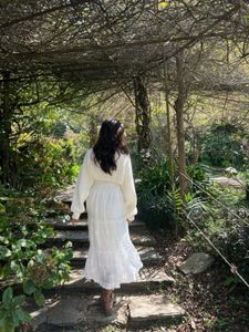 Boho White Maxi Dress