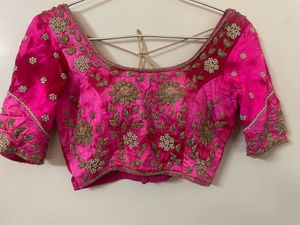 Stunning Pink Embroidered Lehenga Skirt