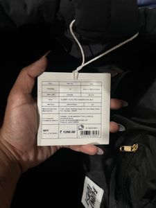 Black Puffer Tote Bag