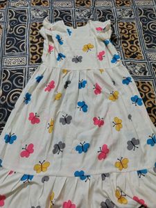 Cute Butterfly Print Dress