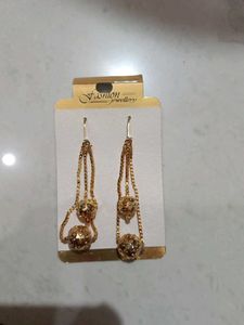 Elegant Gold-Tone Drop Earrings