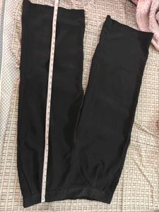 Black Wide-Leg Pants for Gym imported