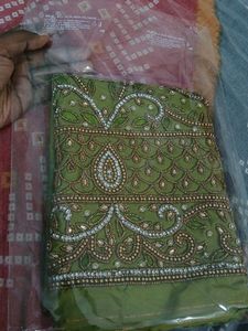 One Day Sale Maggam Work 1 Mtr Blouse Cloth