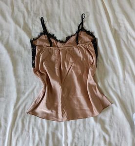 Lace Satin Slip Camisole
