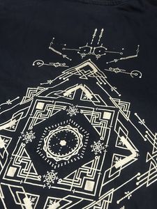 Vanaghotra Hippie Tees with U V Glow Black Print