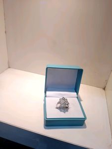 Diamond Ring Pure Silver 925