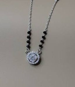 92.5 Pure Silver Mangalsutra