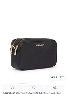 berrylush textured sling bag