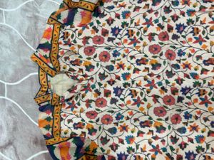 Floral Print Kurta