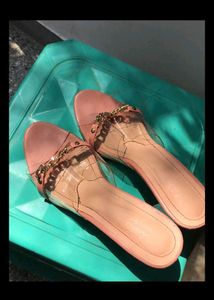 Chic Transparent Block Heels