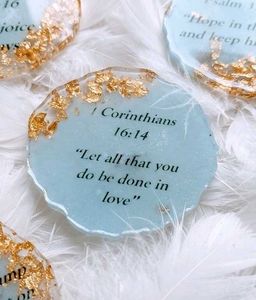 ✨Resin Fridge magnets Bible Words✨🙏