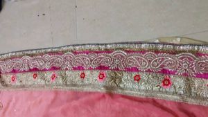 Stunning Pink Embroidered Saree