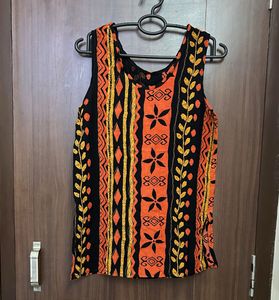Boho Tribal Print Sleeveless Top
