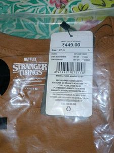 Stranger Things Graphic Oversized T-Shirt