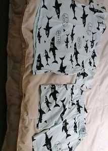 Cute Shark Pajama Set for boys