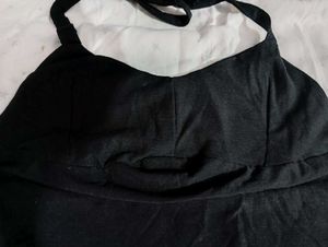 Chic Black Halter Top