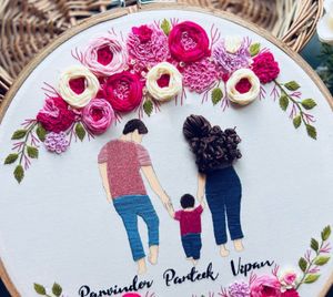 Couple's Goal Embroidery