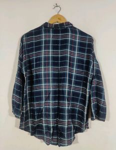 Multicolored Checked Loose Fit Top (Women)