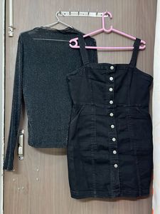 H&M dungree combo set for Medium ,L &x