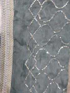 embroidery light colour suit