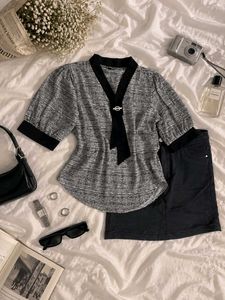 Korean Top Puff Sleeve