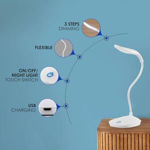 LED Desk Lamp with Touch Switch