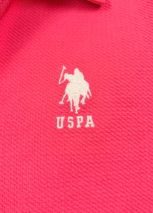 US Polo Assn Pink Zip Shirt 34-36 bust