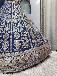 Elegant Navy Blue Lehenga Choli
