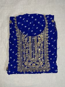 Y2k Unstitched hand embroidered suit