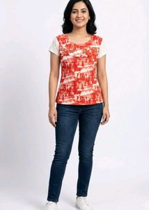Cute Tie-Dye Butterfly Top