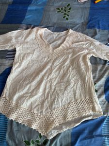 Boho Embroidered Tunic Top