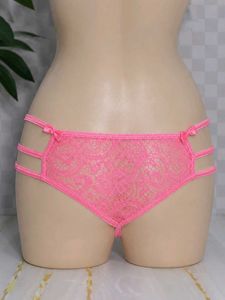 (1403)Cute Pink Lace Thong