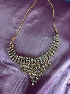 Stunning Kundan &amp; Pearl Necklace Set
