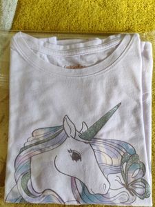 Lavender Tee Shirt With Unicorn