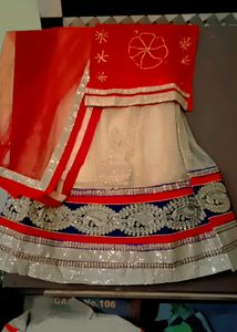 Lehnga With Two Blouse And One Dupatta