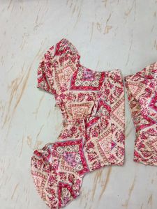 Bust 38 Stylish Printed Co-ord Set for Women
