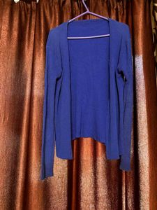 Cobalt Blue Knit Cardigan
