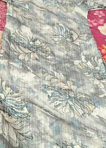 Elegant Floral Print Kurta