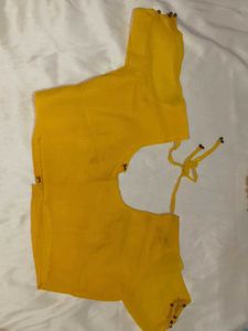 Yellow Embellished Saree