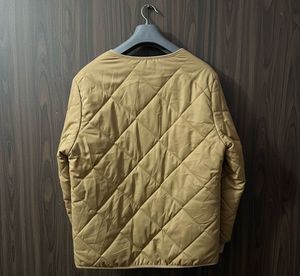 Unisex Khaki Quilted Jacket