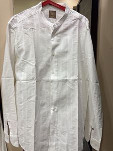 Rare rabbit Classic White Band Collar Shirt