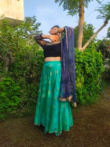 Stunning Teal Lehenga Choli
