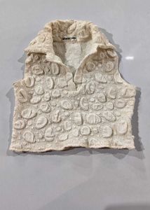 Textured Cropped Top