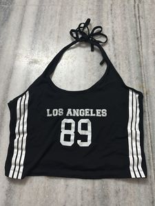 Black Halter Neck Crop Top