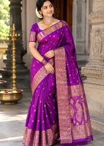 new silk sarees with free blouse