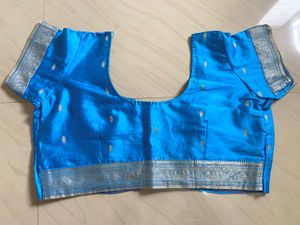 Elegant Blue Silk Saree