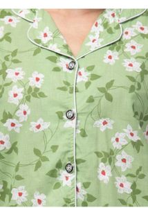Cute Floral Print Pajama Set