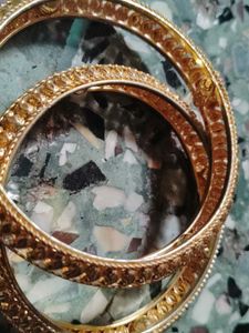 Elegant Gold-Tone Bangles